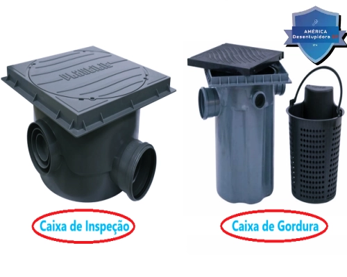 diferença entre caixa de inspeção e caixa de gordura