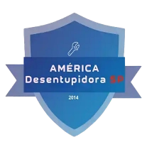 Logo da AMÉRICA Desentupidora SP no rodapé da página - Serviços de desentupidora em São Paulo